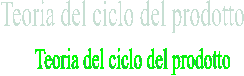 Teoria del ciclo del prodotto
